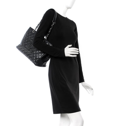 Chanel Caviar Quilted Grand Shopping Tote GST Black 2 of 9