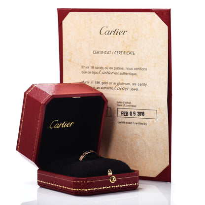 Cartier 18K Pink Gold 3.5mm LOVE Wedding Band Ring 59 8.75 5 of 5