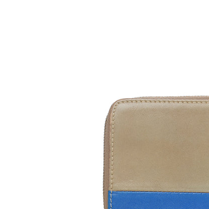 Celine Lambskin Large Zip Around Multifunction Wallet Beige 10 of 10