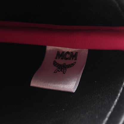 MCM Visetos Aren Tote Pink 8 of 12