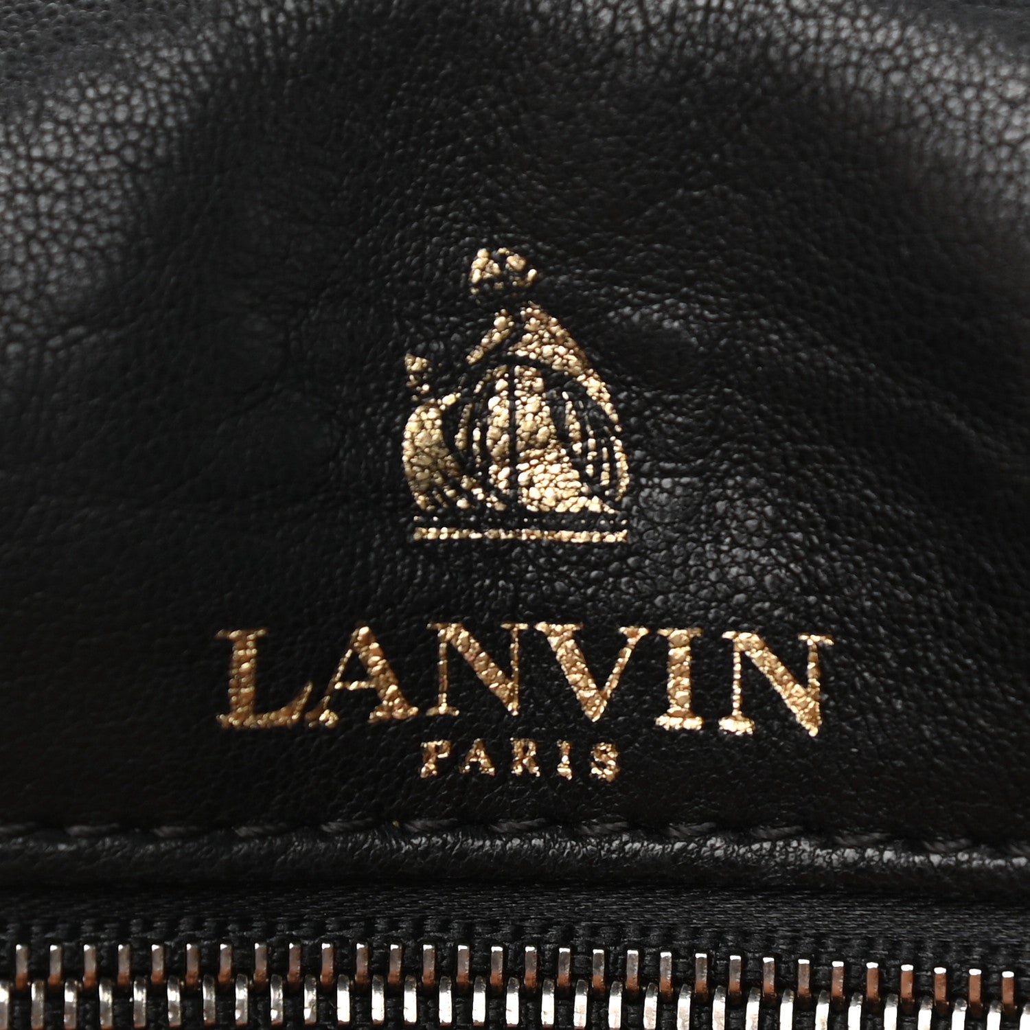 Lanvin Lambskin Quilted Medium Happy Shoulder Bag Black 6 of 11