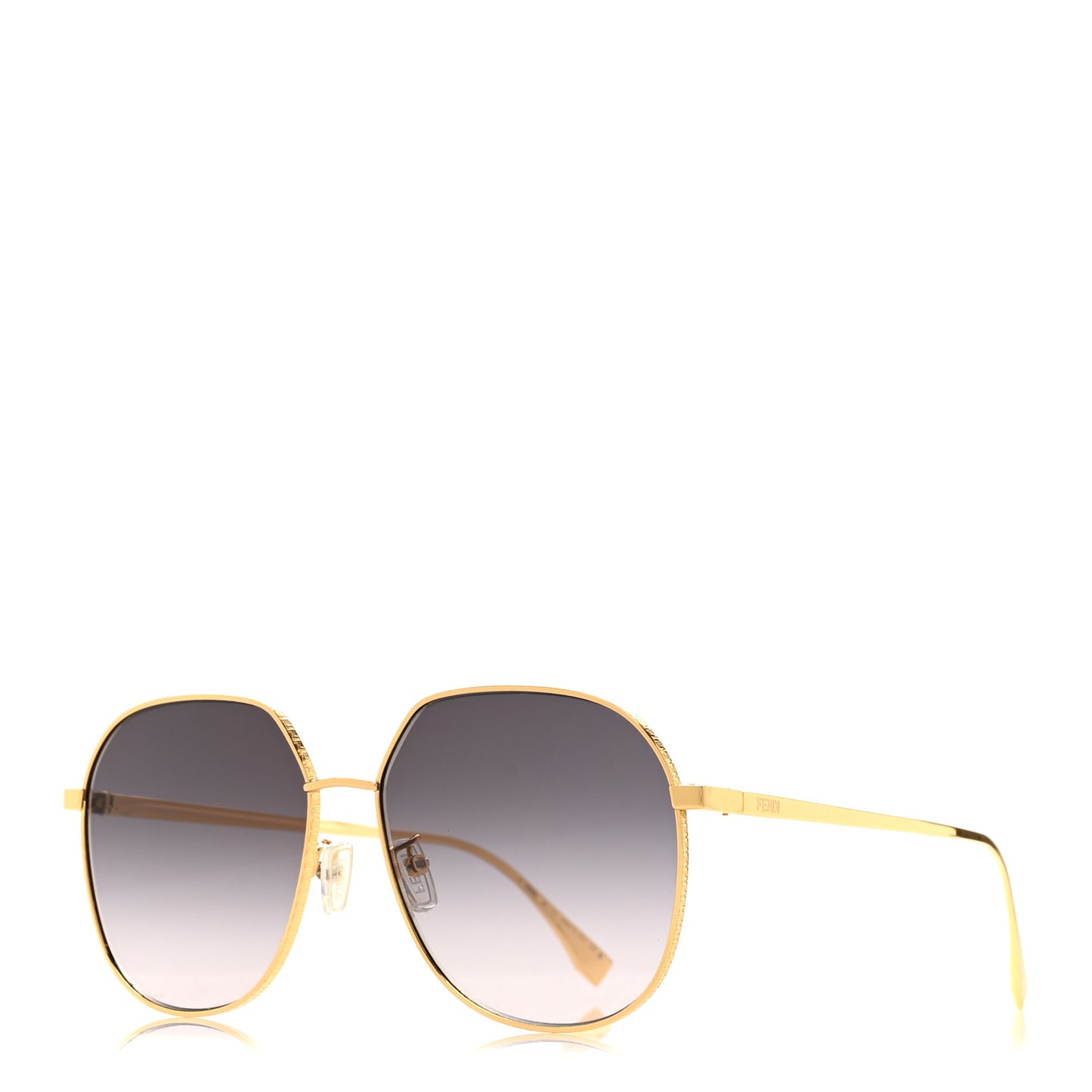 Metal Sunglasses FE40069U Light Gold