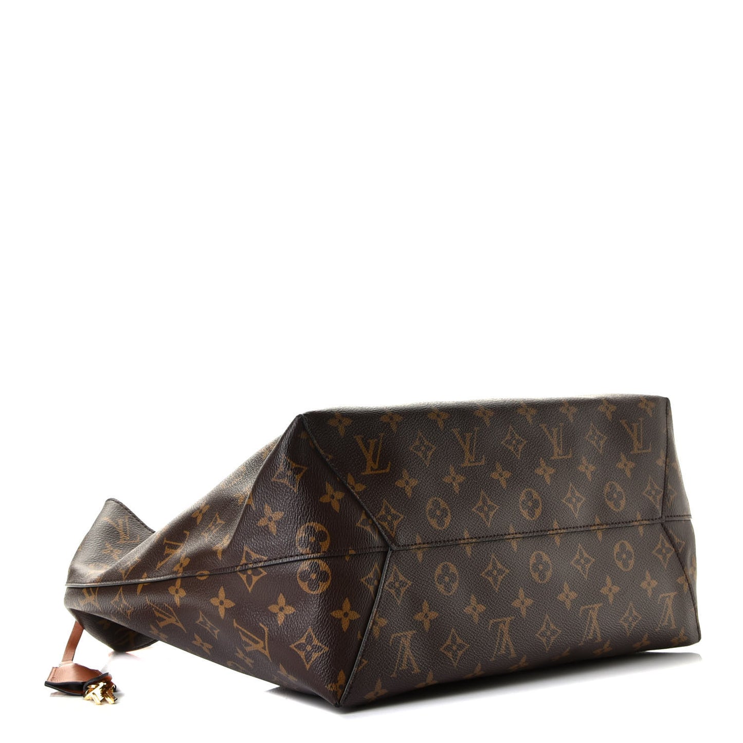 Monogram Flower Hobo Caramel