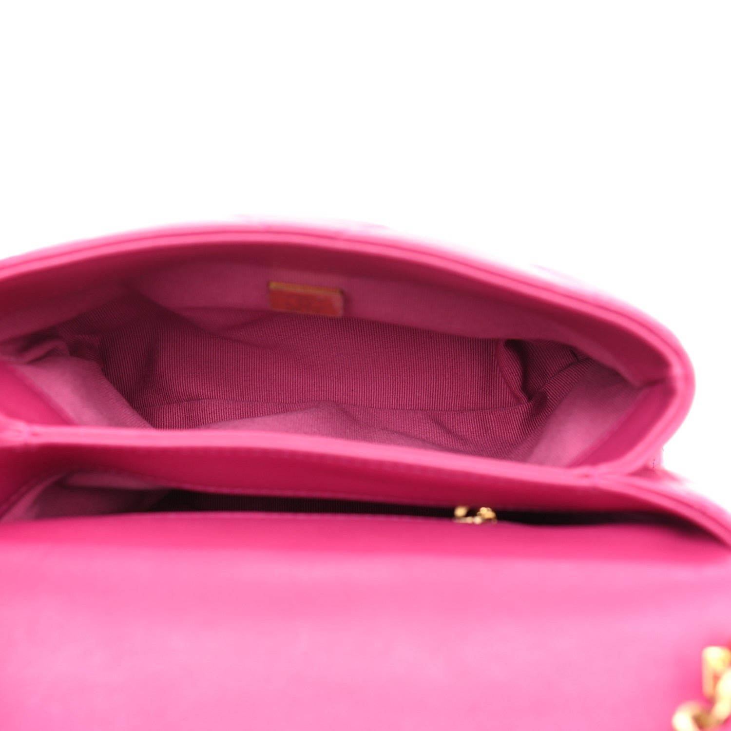 Chanel Lambskin Quilted Small Chain Top Handle Flap Pink 4 of 9