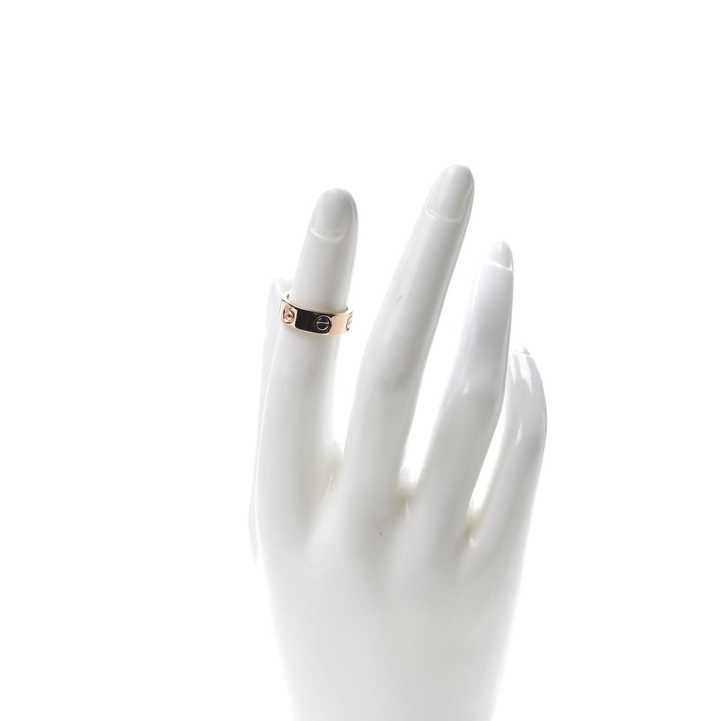 18K Pink Gold 5.5mm LOVE Ring 46 3.75