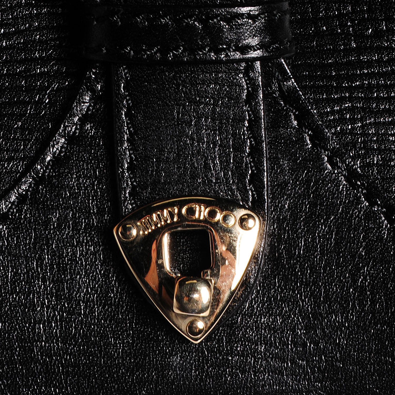 Jimmy Choo Leather Tahula Hillary Doctor Bag Black 8 of 9