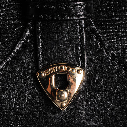 Jimmy Choo Leather Tahula Hillary Doctor Bag Black 8 of 9
