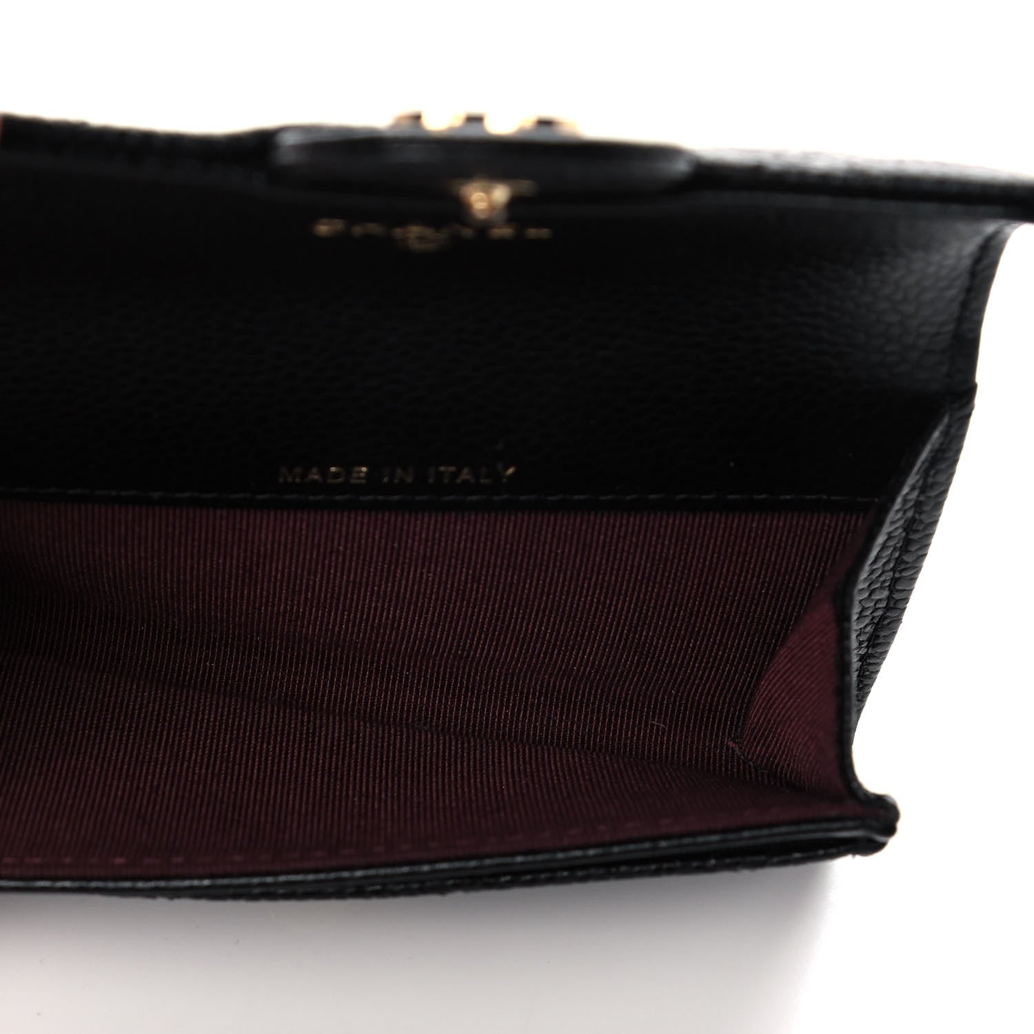 Chanel Caviar Quilted Flap Card Holder Black 5 of 12