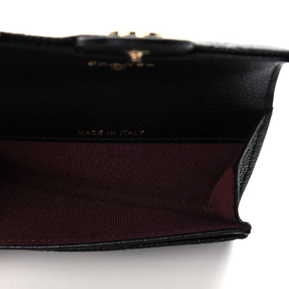 Chanel Caviar Quilted Flap Card Holder Black 5 of 12