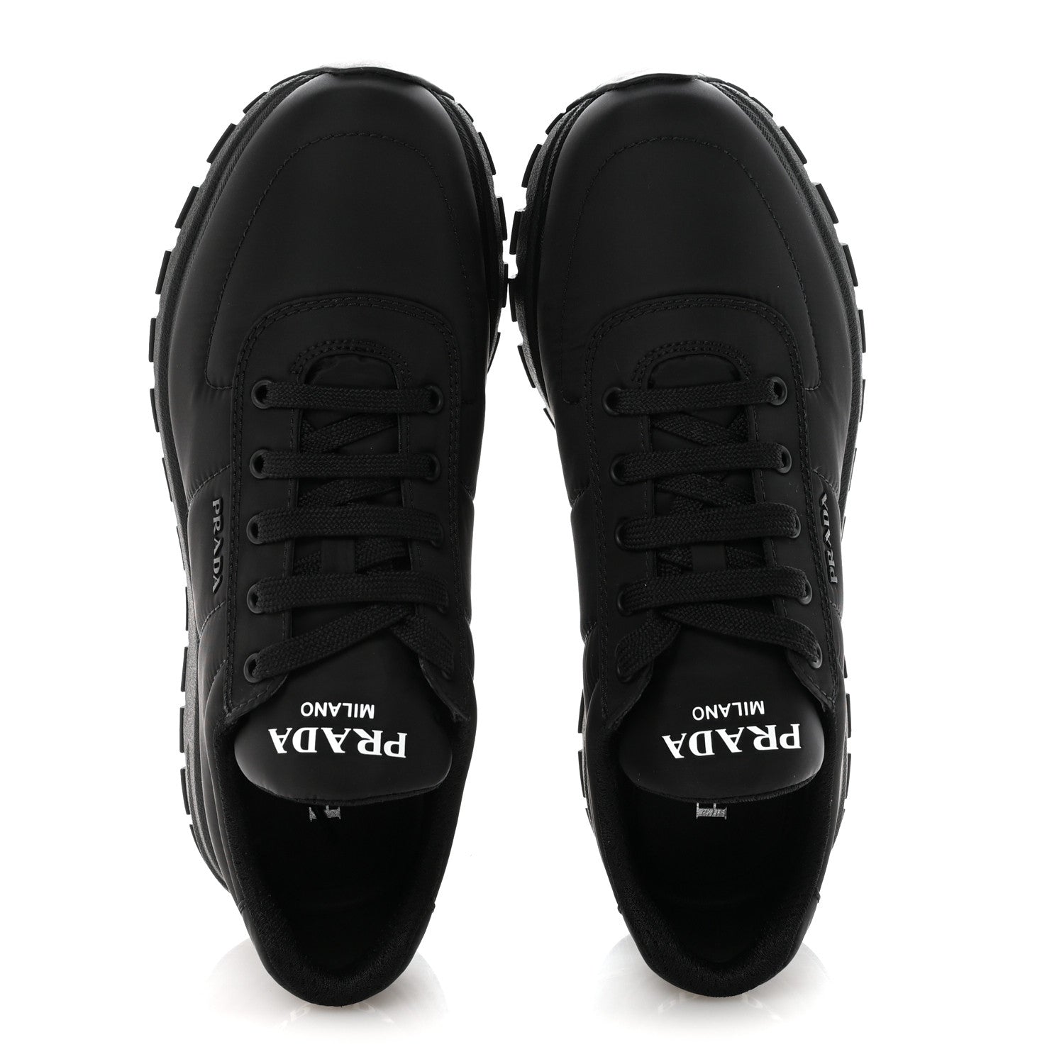 Prada Re-Nylon Piuma Quilted Mens Sneakers 8.5 Black 2 of 10