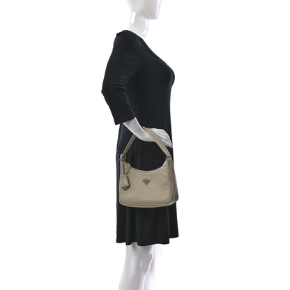 Prada Re-Nylon Saffiano Mini Re-Edition 2000 Bag Deserto 2 of 9
