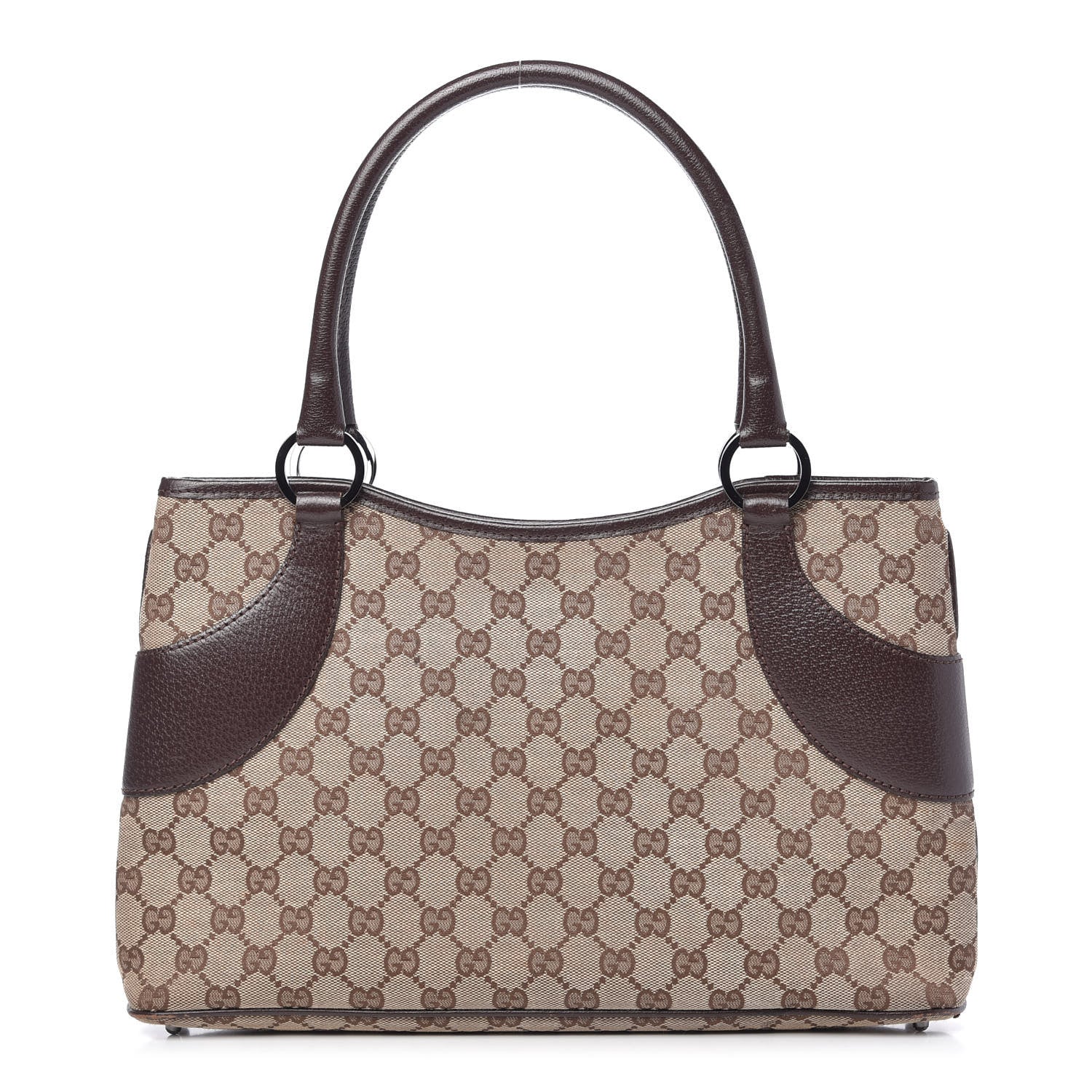 Gucci Monogram Shoulder Bag Dark Brown 1 of 10