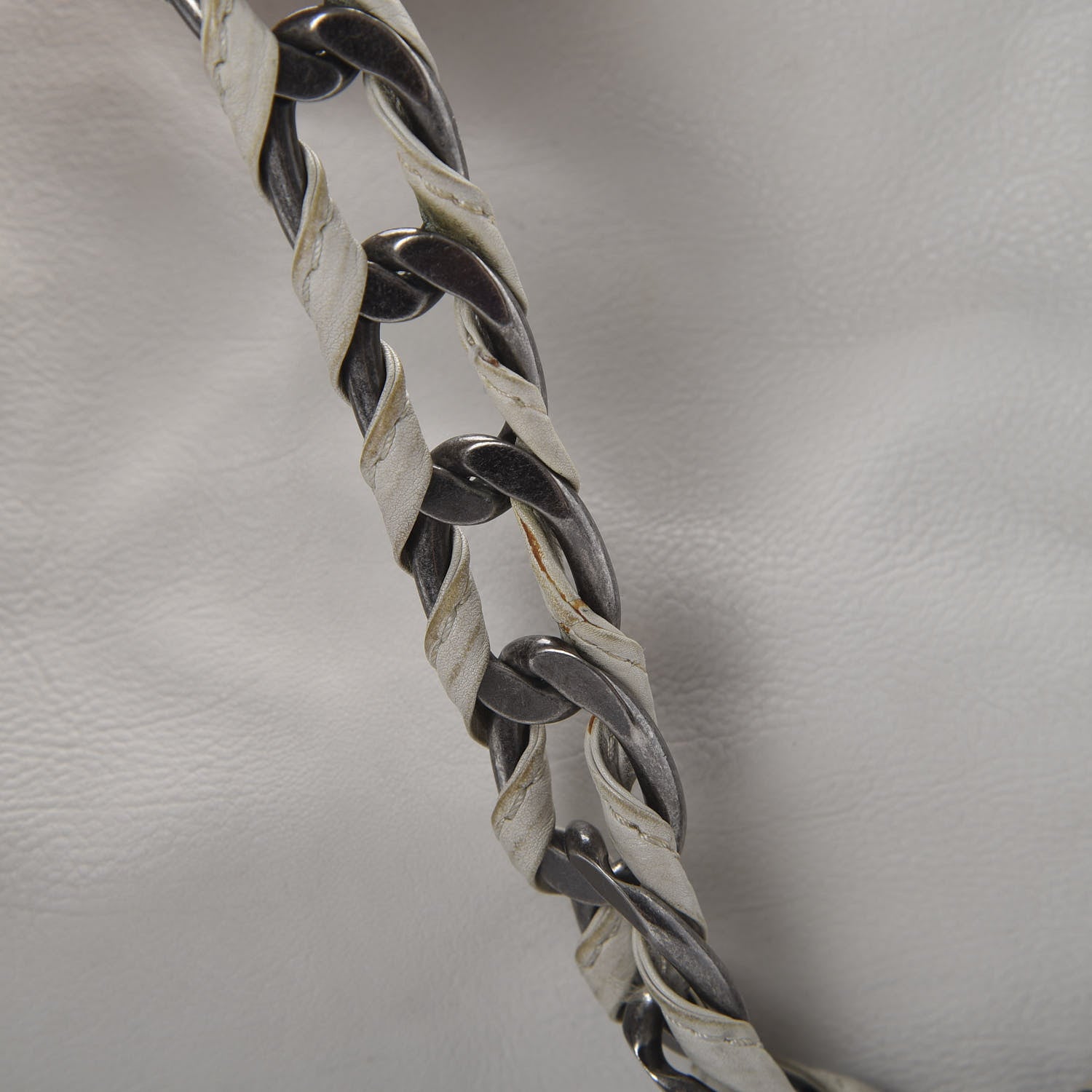 Chanel Calfskin Large East West Modern Chain Tote White 20 of 23