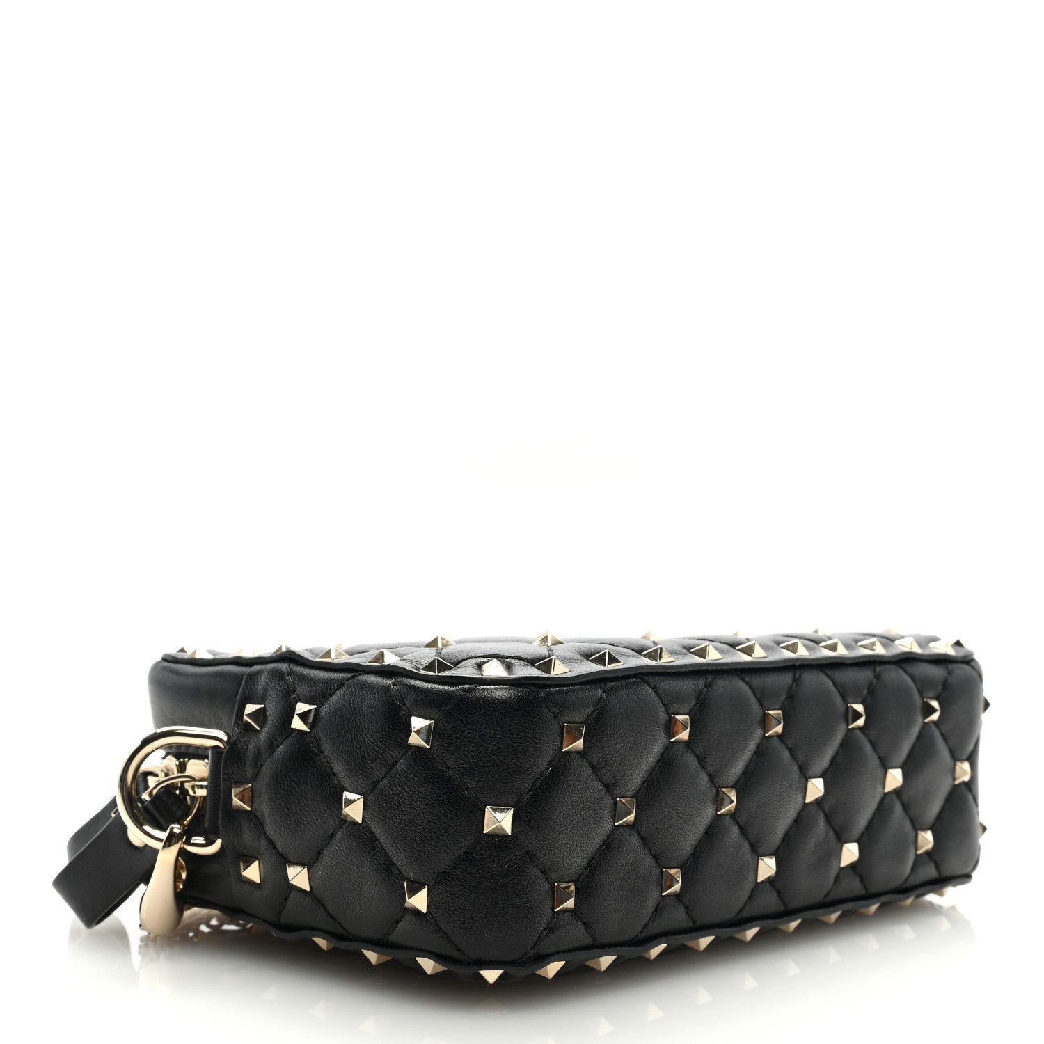 Valentino Garavani Nappa Rockstud Spike Camera Crossbody Bag Black 4 of 8