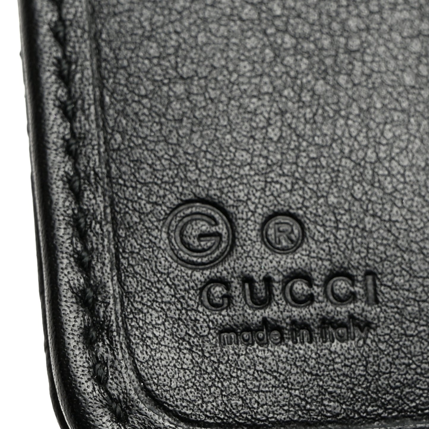 Microguccissima Compact Wallet Black