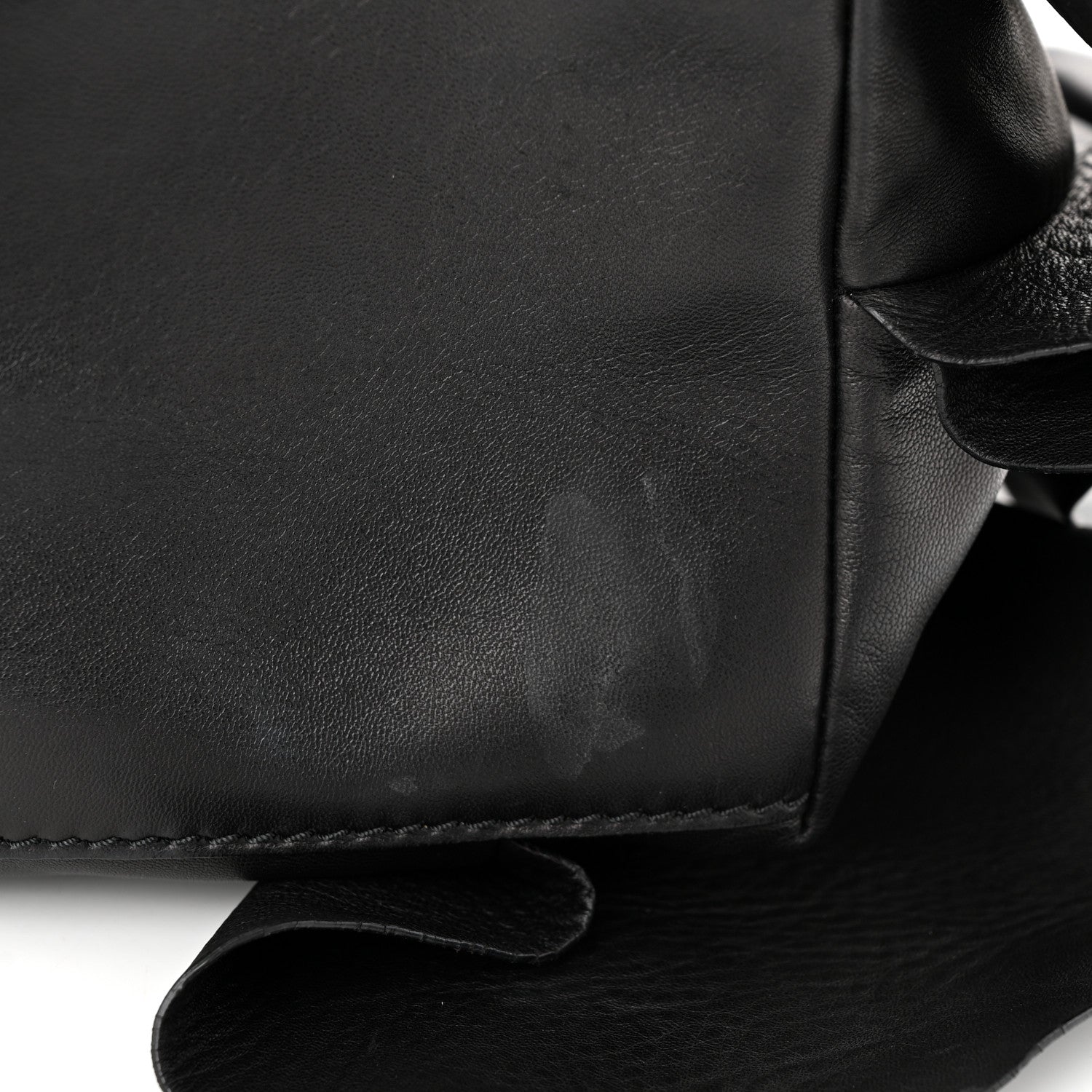 Valentino Garavani Nappa Ruffled Hobo Black 10 of 12