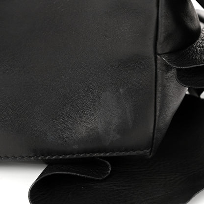 Valentino Garavani Nappa Ruffled Hobo Black 10 of 12