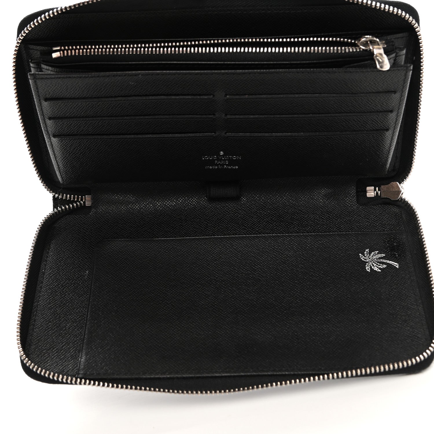 Louis Vuitton Epi Electric Zippy Organizer Wallet Black 5 of 12
