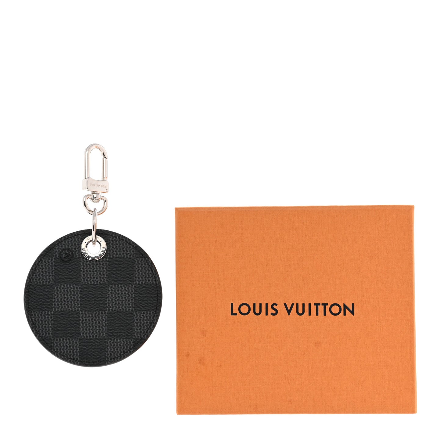 Damier Graphite Alps Bag Charm Key Ring