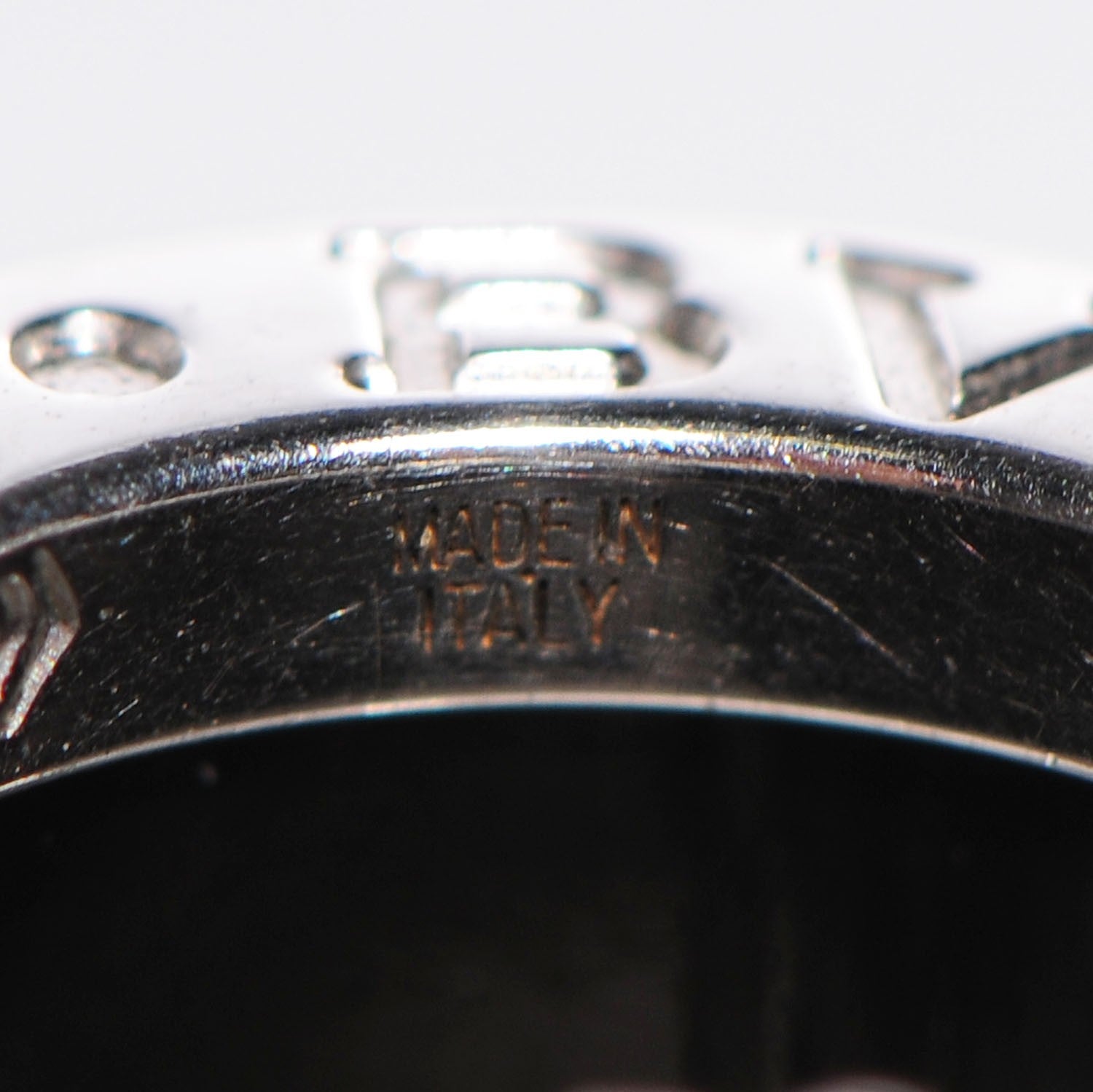 Bulgari 18K White Gold Black Ceramic B.zero1 Pendant Necklace 7 of 9