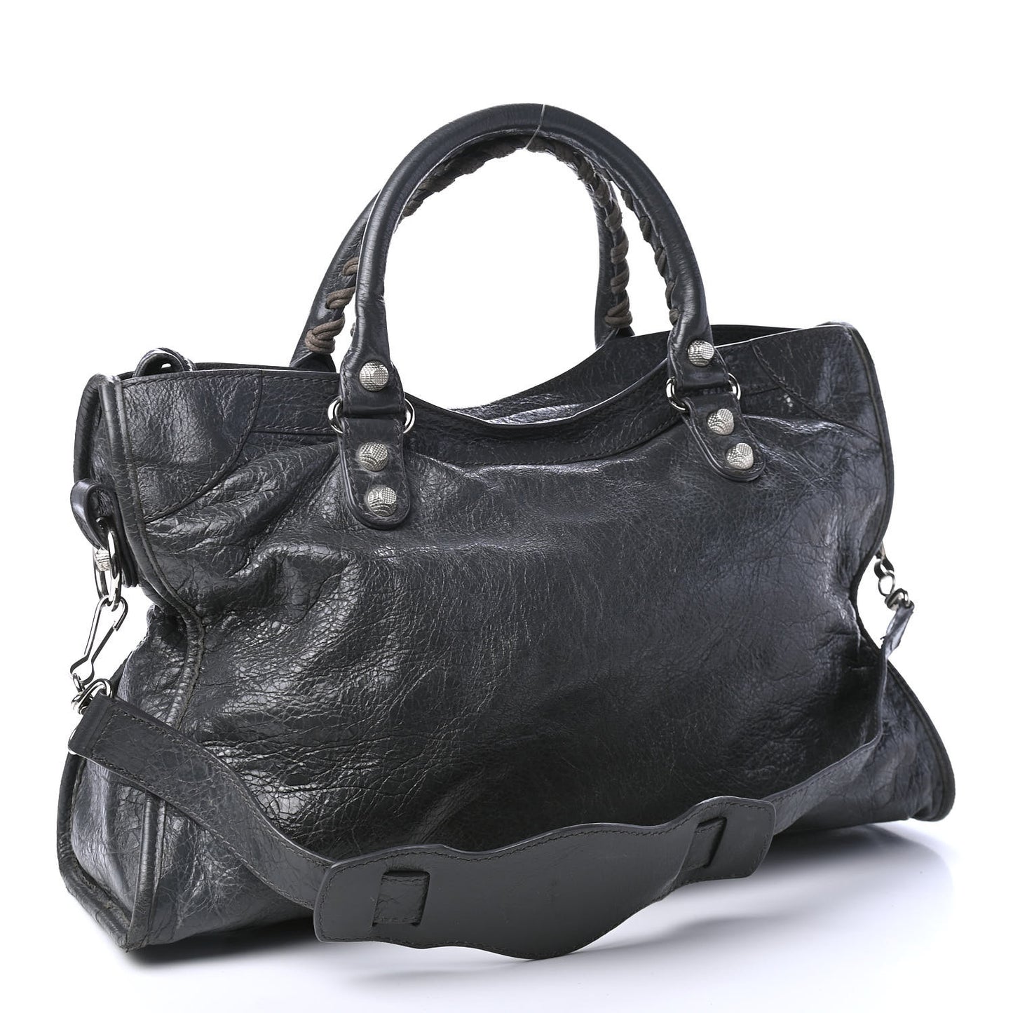 Agneau Giant 12 Silver Hardware City Gris Fossile