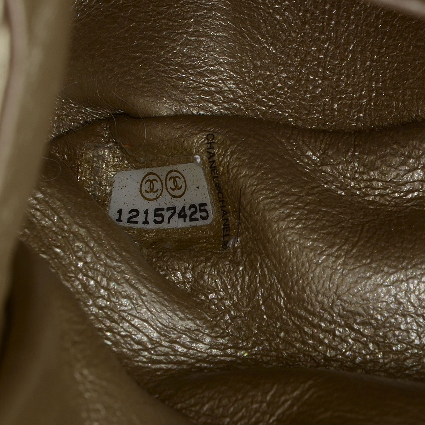 Aged Calfskin 2.55 Reissue 226 Flap Metallic Gold