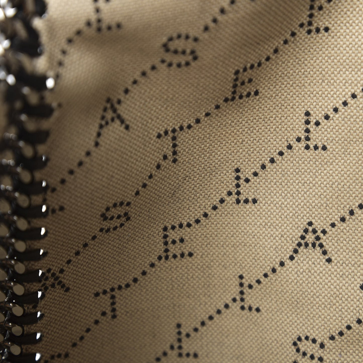 Alter Nappa Falabella Fine Chain Tote Black
