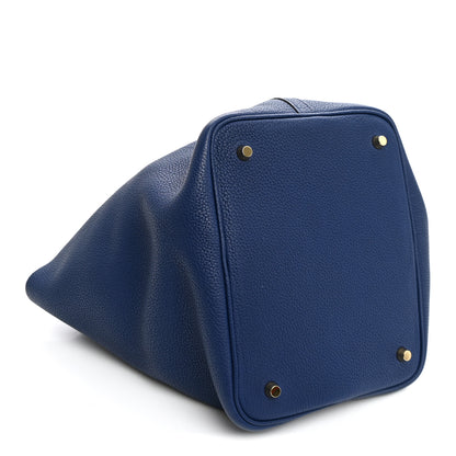 Hermes Taurillon Maurice Picotin Lock 22 MM Bleu Saphir 4 of 10