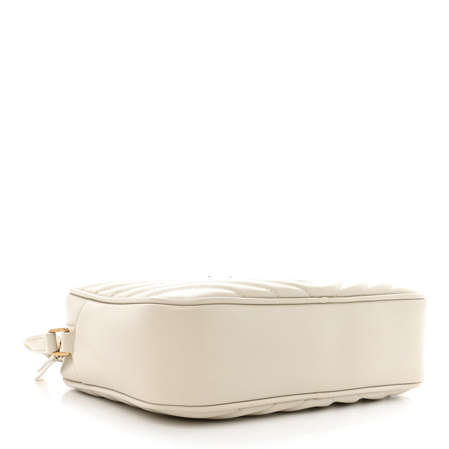 Calfskin Matelasse Monogram Lou Camera Bag Crema Soft