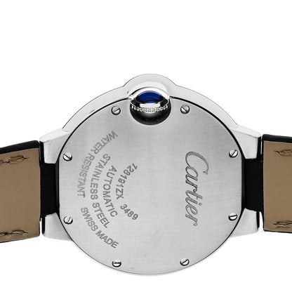 Cartier Stainless Steel Alligator 33mm Ballon Bleu De Cartier Automatic Watch 4 of 5