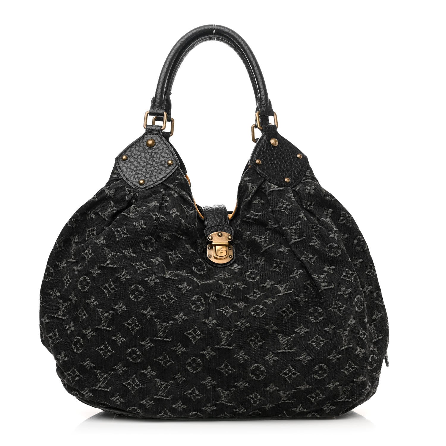 Louis Vuitton Denim Mahina XL Black 1 of 12