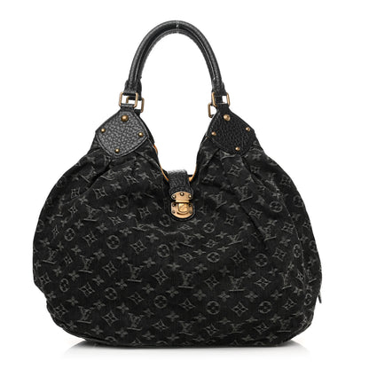 Louis Vuitton Denim Mahina XL Black 1 of 12