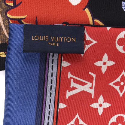 Louis Vuitton Silk Monogram Superstition Bandeau Black 4 of 4