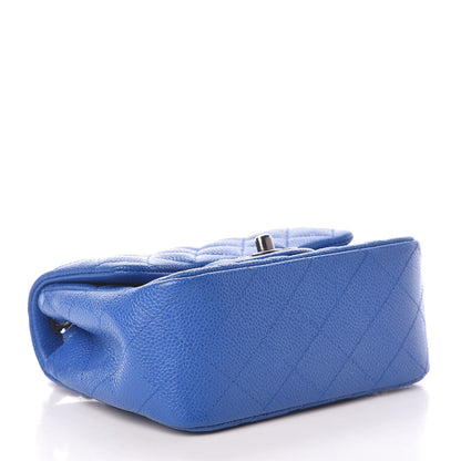 Chanel Caviar Quilted Mini Square Flap Blue 4 of 11