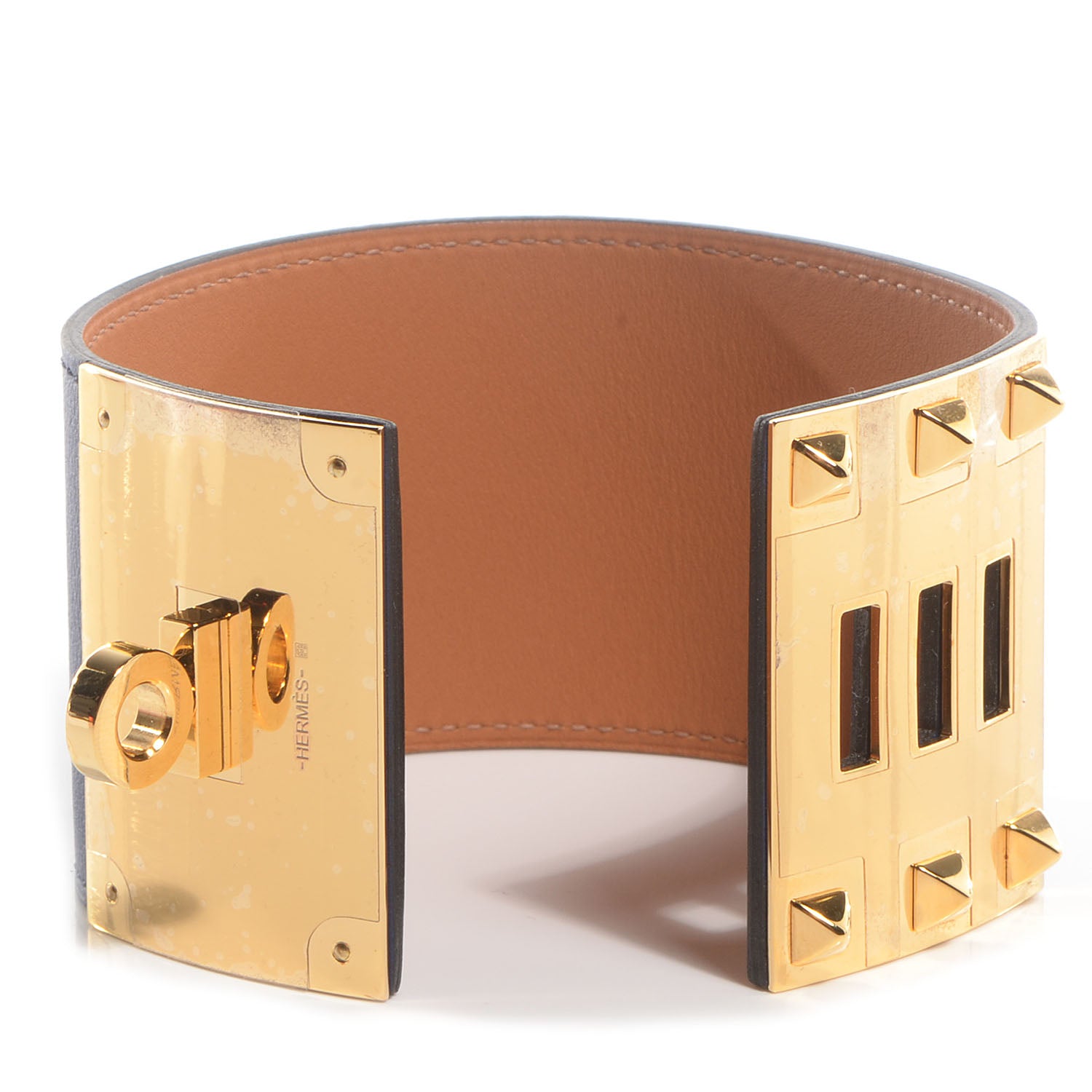 Hermes Swift Kelly Extreme Bracelet Small Bleu Saphir 3 of 7