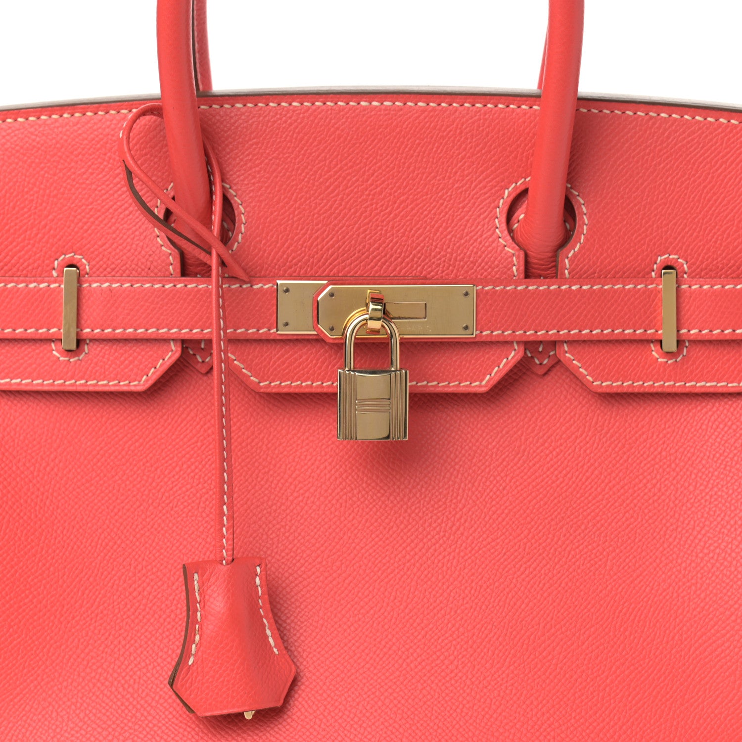 Hermes Epsom Candy Birkin 30 Rose Jaipur Gold 8 of 14