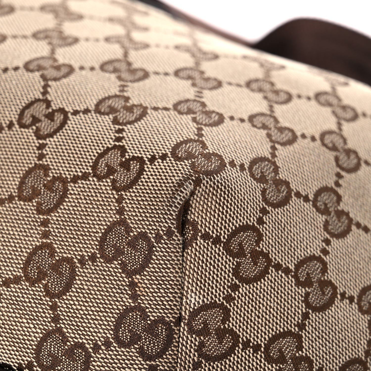 Gucci Monogram Medium Half Moon Hobo Dark Brown 11 of 21