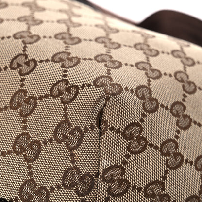 Gucci Monogram Medium Half Moon Hobo Dark Brown 11 of 21