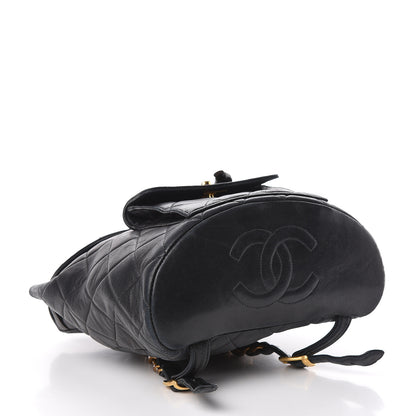 Chanel Lambskin Quilted CC Chain Backpack Black 4 of 18