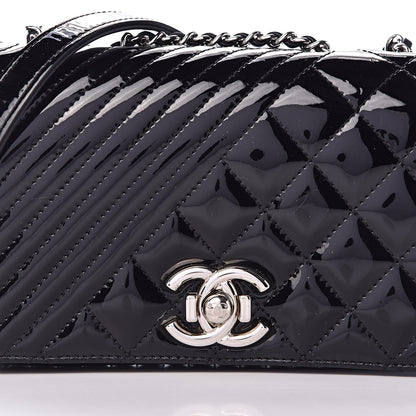 Chanel Patent Quilted Small Coco Boy Flap Black 8 of 12