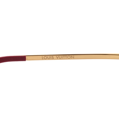 Louis Vuitton Metal The Party Aviator Sunglasses Z0924U Pink 6 of 9