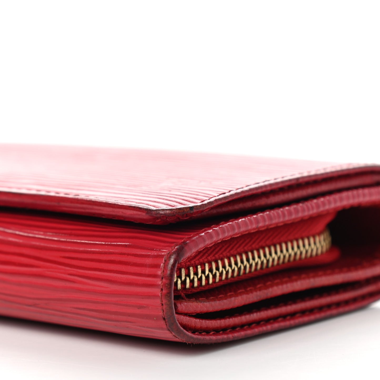 Epi Porte-Monnaie Billets Tresor Wallet Castillan Red