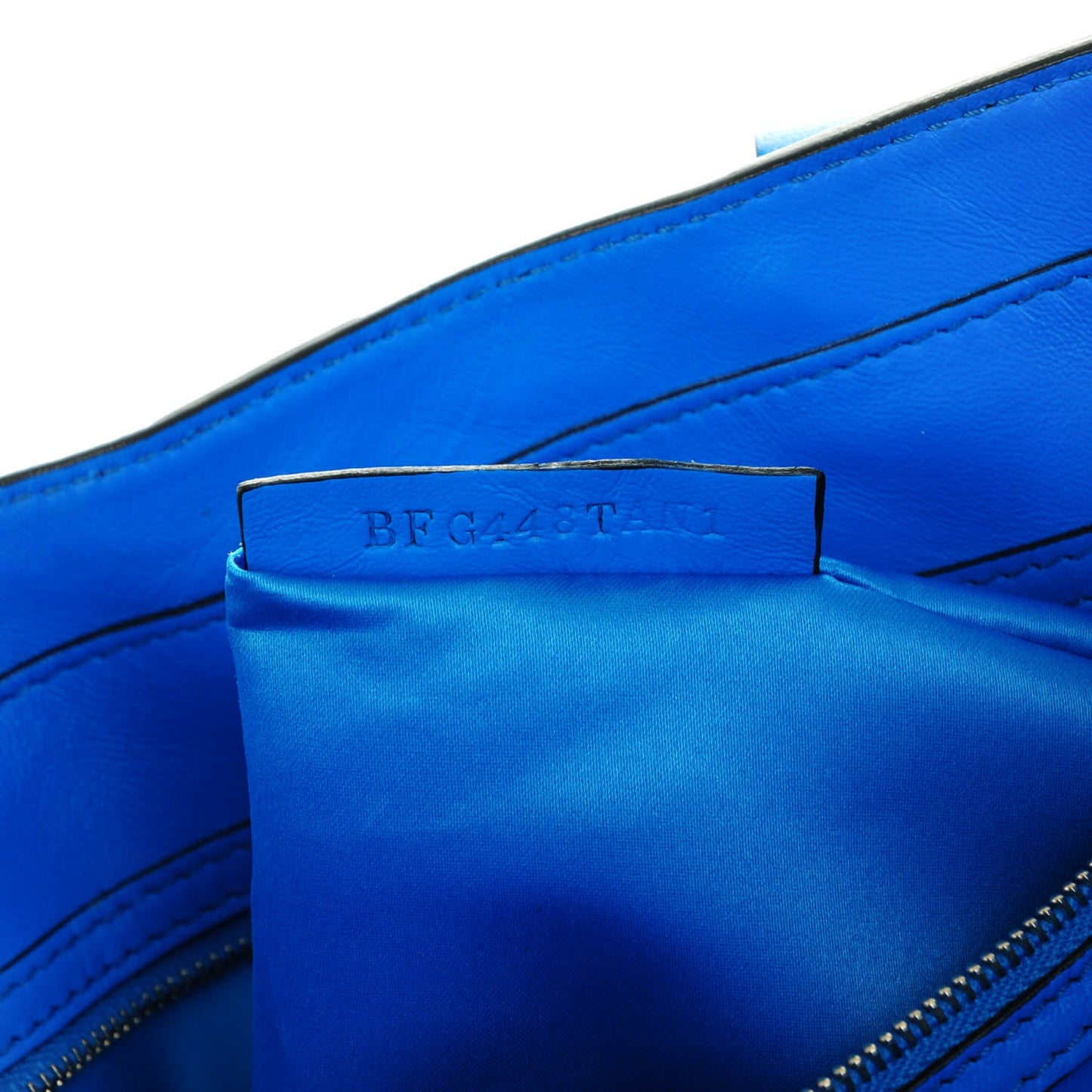 Nappa Canvas Camo Medium Rockstud Soft Tote Blue Fluo
