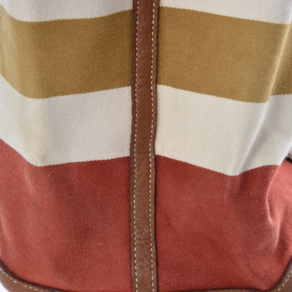 Hermes Toile Striped Negonda Garden Party 36 MM Multicolor Gold 15 of 20