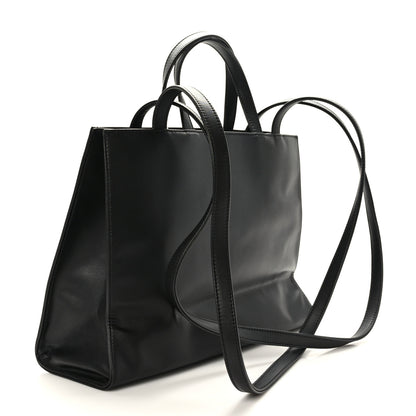 Telfar Vegan Leather Medium Shopping Bag Black 3 of 8