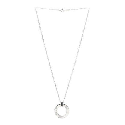 Tiffany Sterling Silver 1837 Open Circle Pendant Necklace 3 of 5