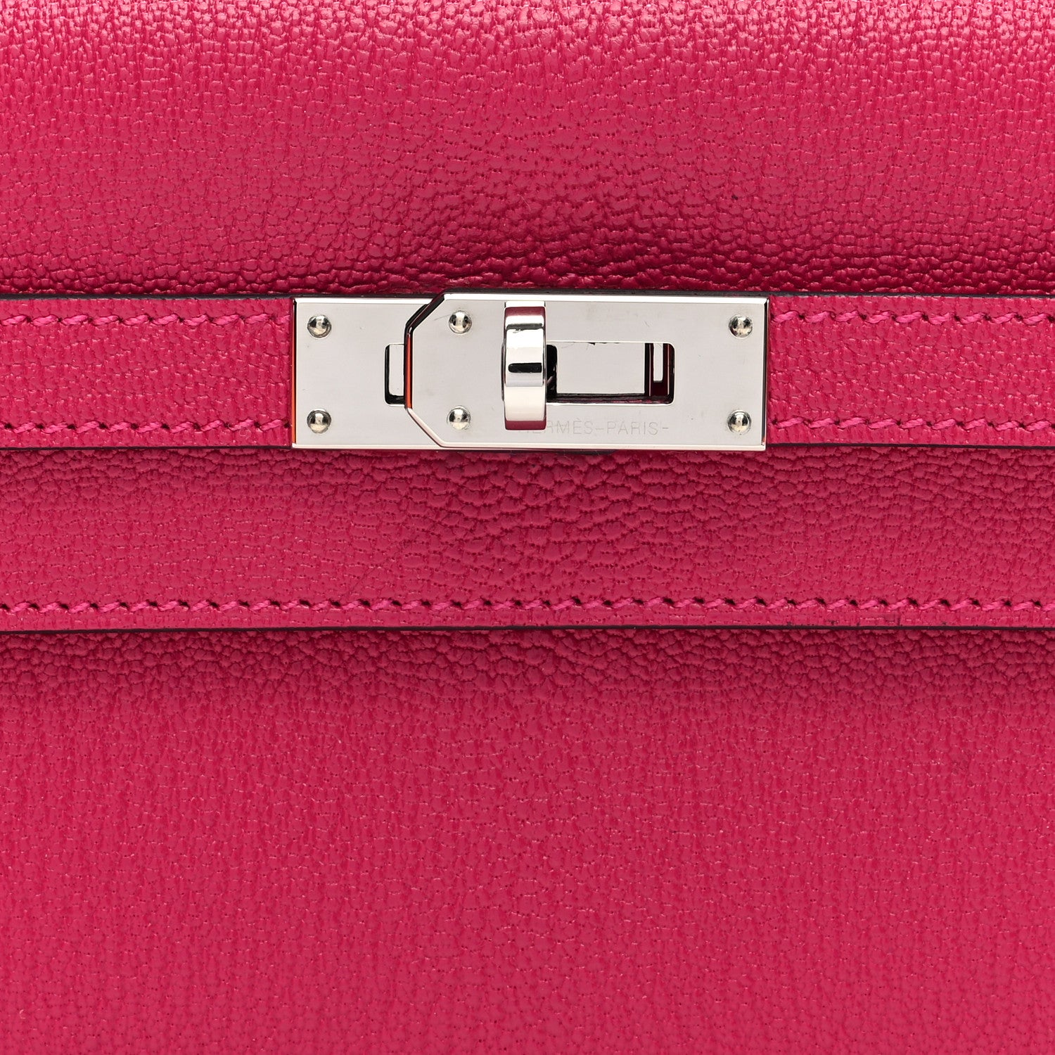Hermes Chevre Mysore Kelly Wallet To Go Rose Mexico 8 of 11