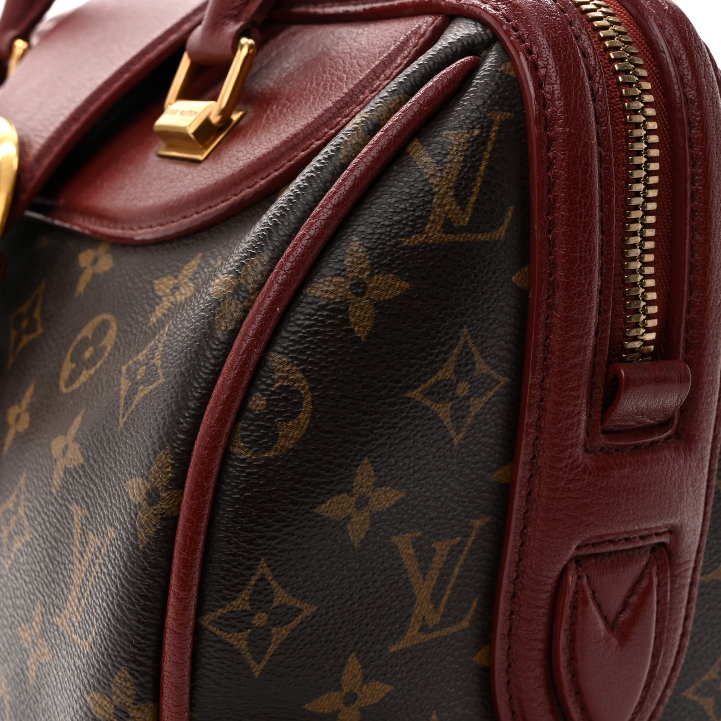 Monogram Golden Arrow Speedy Burgundy