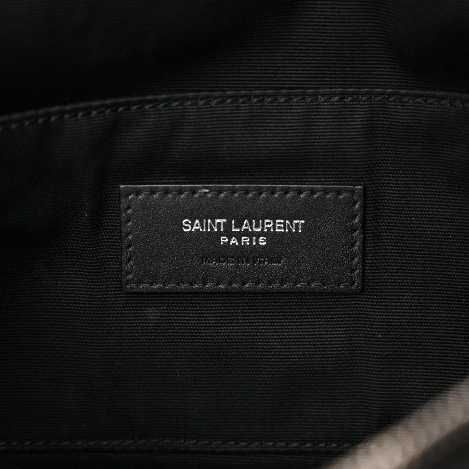 Saint Laurent Canvas Monogram Belt Bag Black 6 of 12