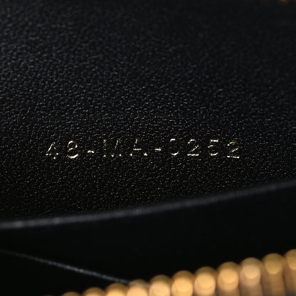 Christian Dior Supple Calfskin Cannage Caro Pouch with Chain Black 7 of 9